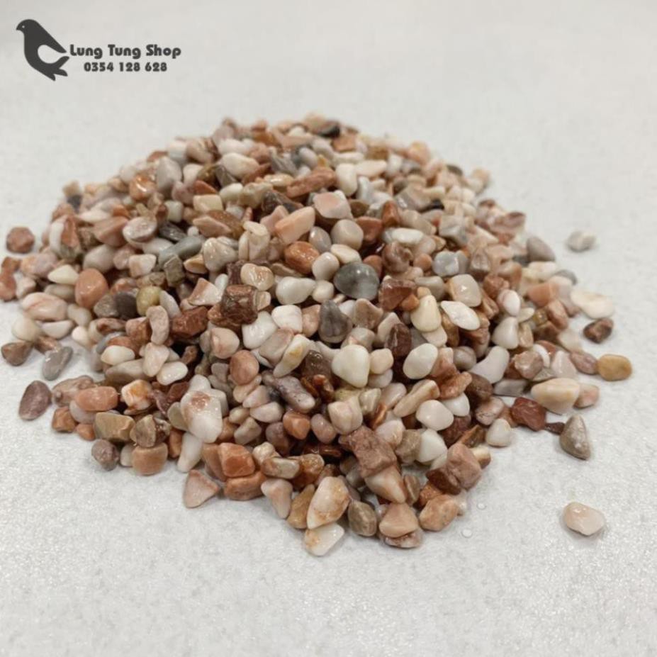 Đá hồng nhạt trang trí ( chọn size )