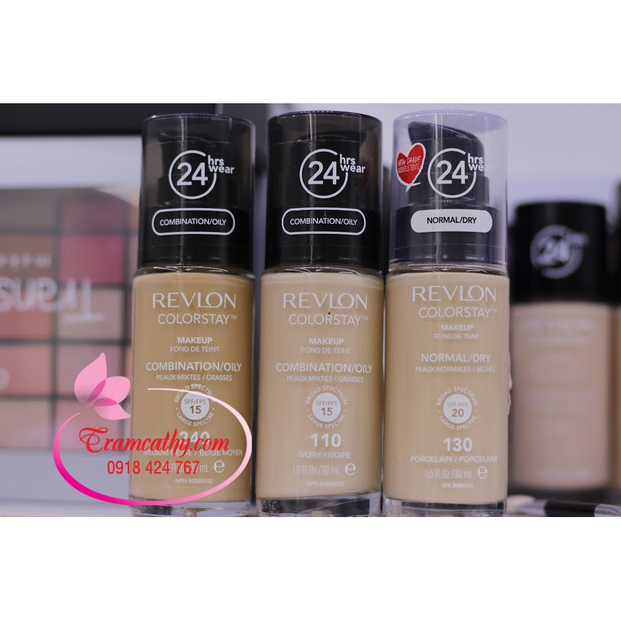 kem nền revlon colorstay-Kem nền Revlon Mỹ dành cho da khô da thường