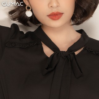 Áo cổ nơ rã bèo GUMAC AA993