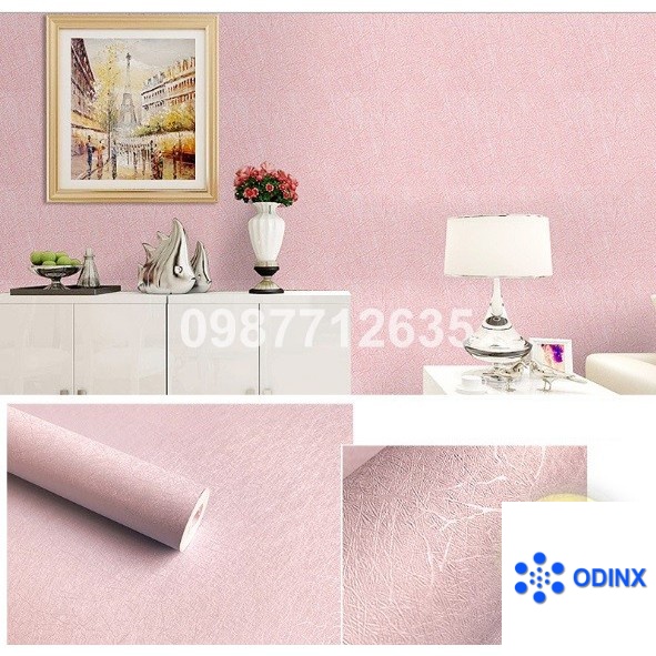 [SALE] 10m Giấy dán tường ĐƠN SẮC nhiều mẫu - khổ rộng 45cm (có sẵn keo)
