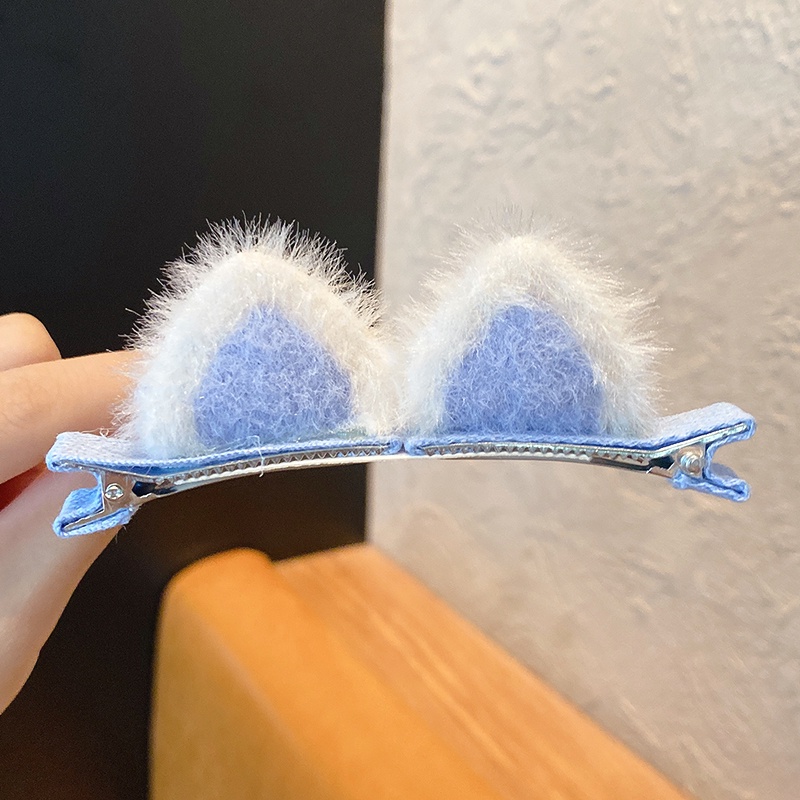Kẹp Tóc Tai Mèo Dễ Thương Phong Cách Hàn Quốc