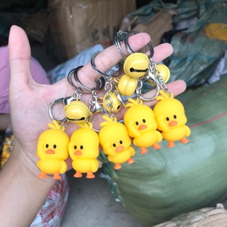 Móc khoá vịt vàng + quả chuông