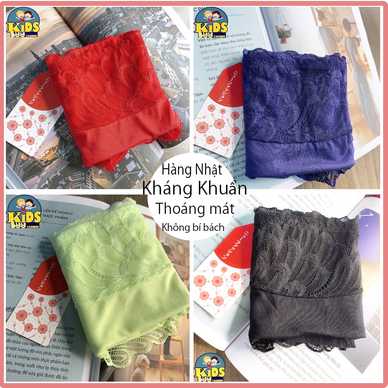 [Cotton 100% Hàng Nhật Cao cấp ] Set 4/8 chiếc quần lót nữ/quần chip kháng khuẩn viền ren,thoáng,thông hơi,không bí bách