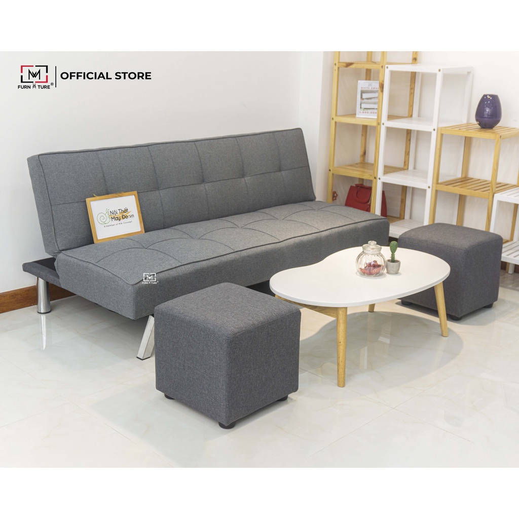 Ghế đôn đệm vuông nhiều màu thương hiệu MW FURNITURE