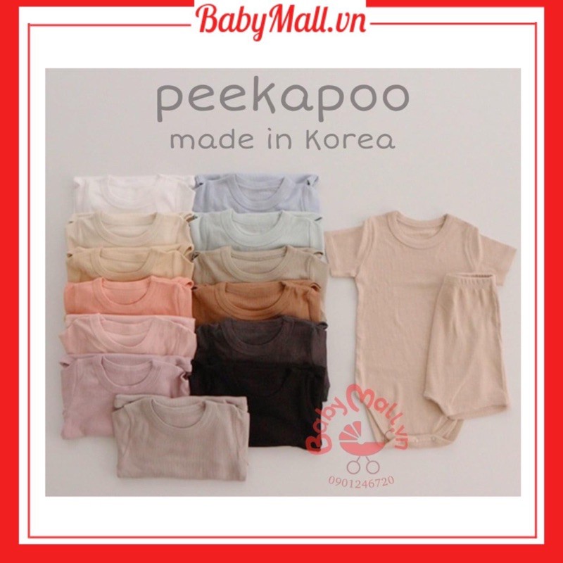 Body suit kèm quần Peekaboo Hàn Quốc chính hãng