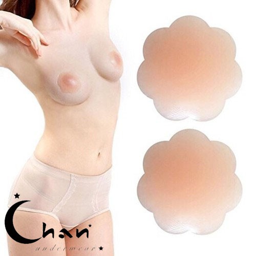 Miếng Dán Ngực Silicon Che Nhũ Hoa Cực Chắc Chắn Sử Dụng Được Nhiều Lần Kiểu Dáng Cánh Hoa