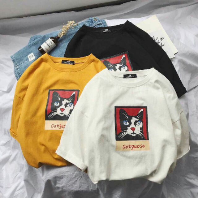 Áo thun bigsize Unisex cat uncle