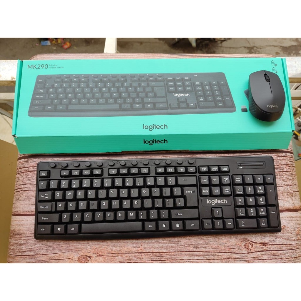 Combo Bàn Phím Và Chuột Không Dây Logitech Mk290