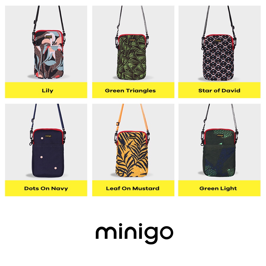 Túi đeo chéo đựng điện thoại Minigo chống thấm nước nhiều màu