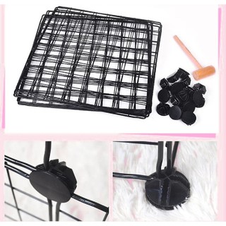 Miếng lưới sắt ghép chuồng màu lẻ kích thước 35x35 và 35x45