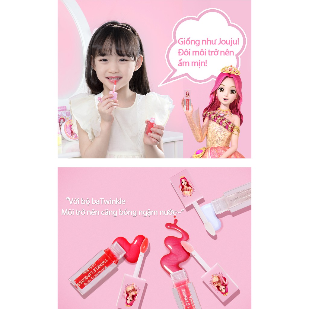 Son bóng cho bé Little Bling Secret Jouju "Guardians of Star" Twinkle Lip Gloss- Son an toàn thành phần thiên nhiên | BigBuy360 - bigbuy360.vn