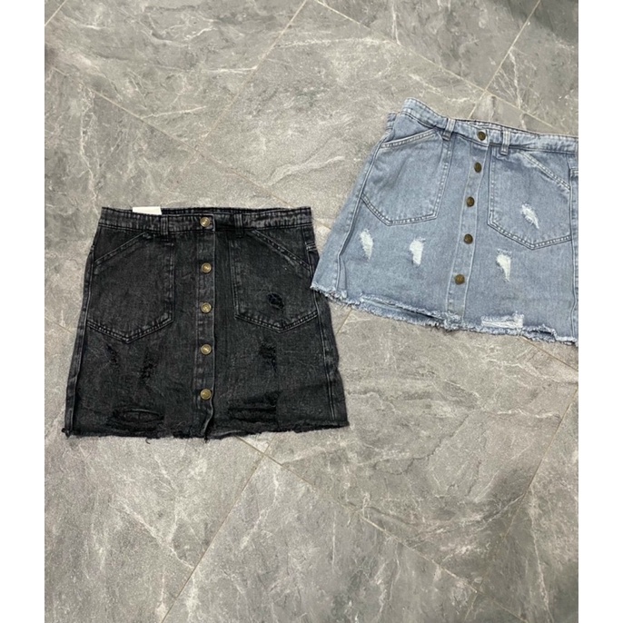 Quần giả váy jeans mặc len siêu xinh(hàng có sẵn) bigsz 65-70kg