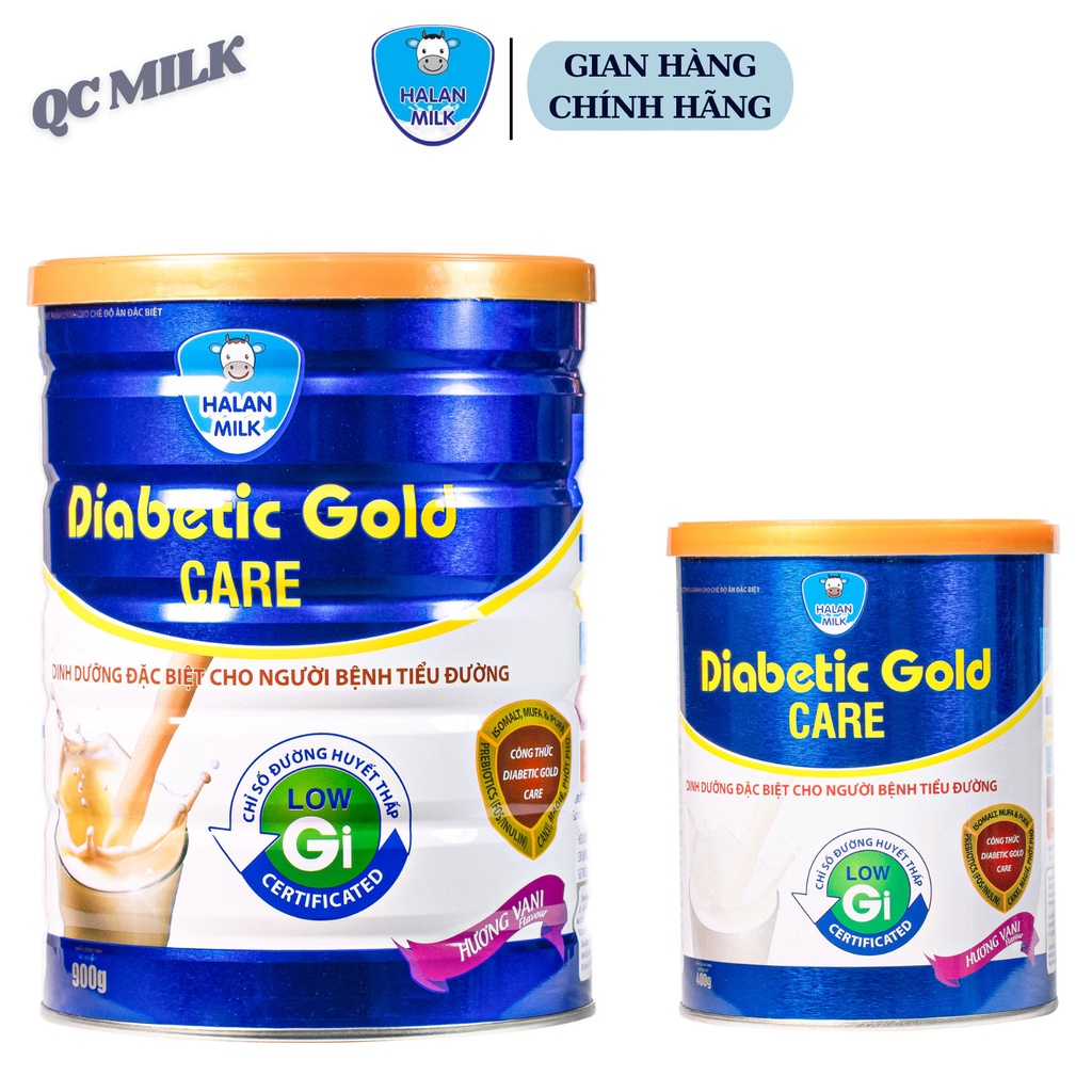 Sữa tiểu đường Diabetic gold care 400g900g giúp ổn định đường huyết,Halanmilk