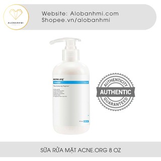 Sữa rửa mặt acne.org