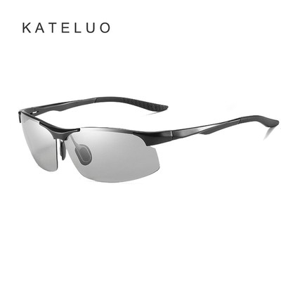 Kính mát phân cực chống tia uv400 KATELUO 2173 bằng nhôm tầm nhìn ban đêm cho nam kèm phụ kiện