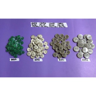 Combo nút áo màu xanh lá,xanh rêu N089-N092