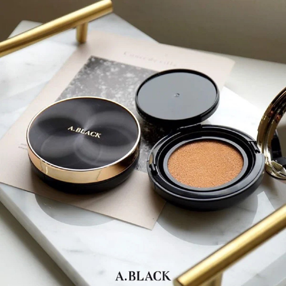 Set Phấn Nước Che Phủ Hoàn Hảo ABlack All Day Perfect Cover Cushion SPF 47 PA++