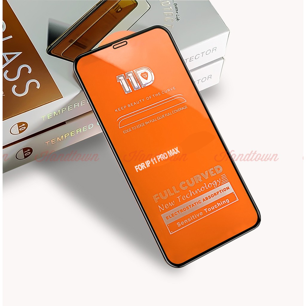 Kính Cường Lực 11D iPhone X/XS/ XR / XS MAX/11/11 Pro/11 Pro Max Full Màn Đen Full Keo