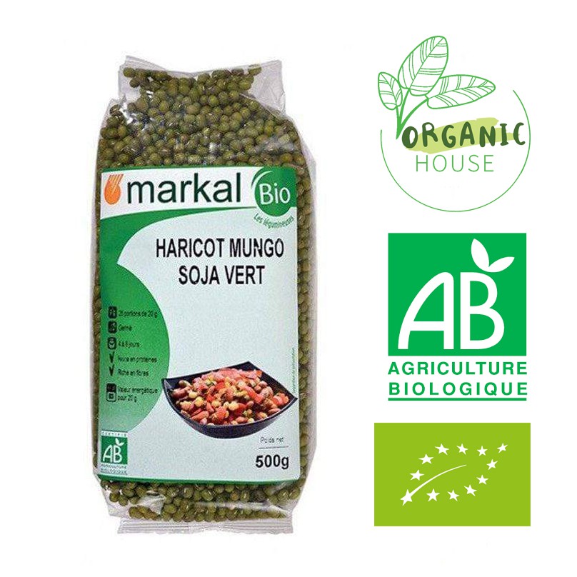 Đậu xanh hữu cơ Markal 500g