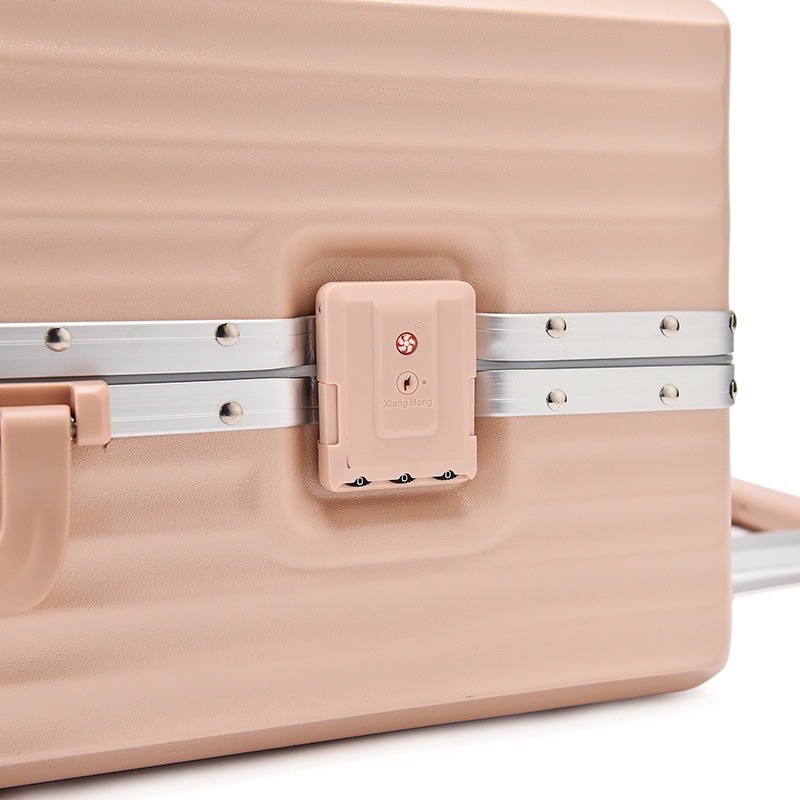 Vali kéo khung nhôm khóa sập PASTEL899 size 20/24 inch, nhựa ABS/PC cao cấp, 4 góc kim loại chống va đập