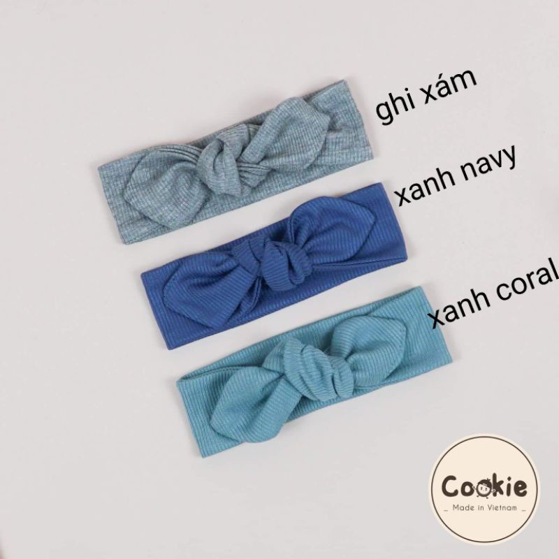 Cookie - Khăn turban đủ màu đáng yêu cho bé gái freesize