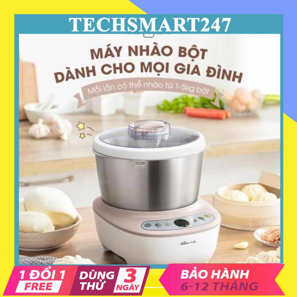 (BH 12 tháng - hàng nhập khẩu) Máy nhồi bột Bear. Model HMJ-A50B1. Dung tích 5L và 3,5L