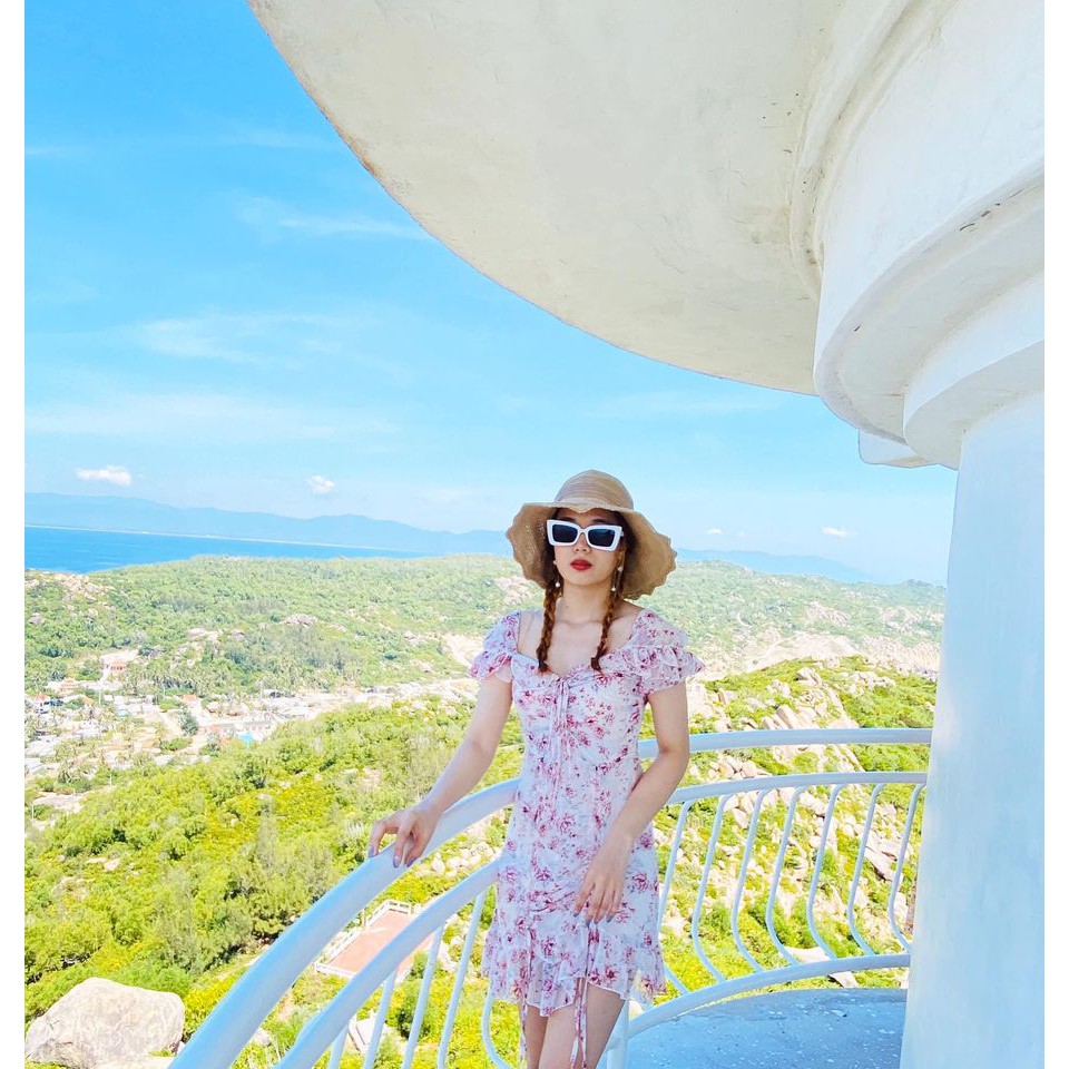 Đầm trễ vai body dáng xòe rút dây phong cách ulzzang Hàn Quốc V89 - Peyy Clothing | BigBuy360 - bigbuy360.vn