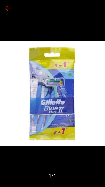 Dao cạo râu gillette 6 cây xanh