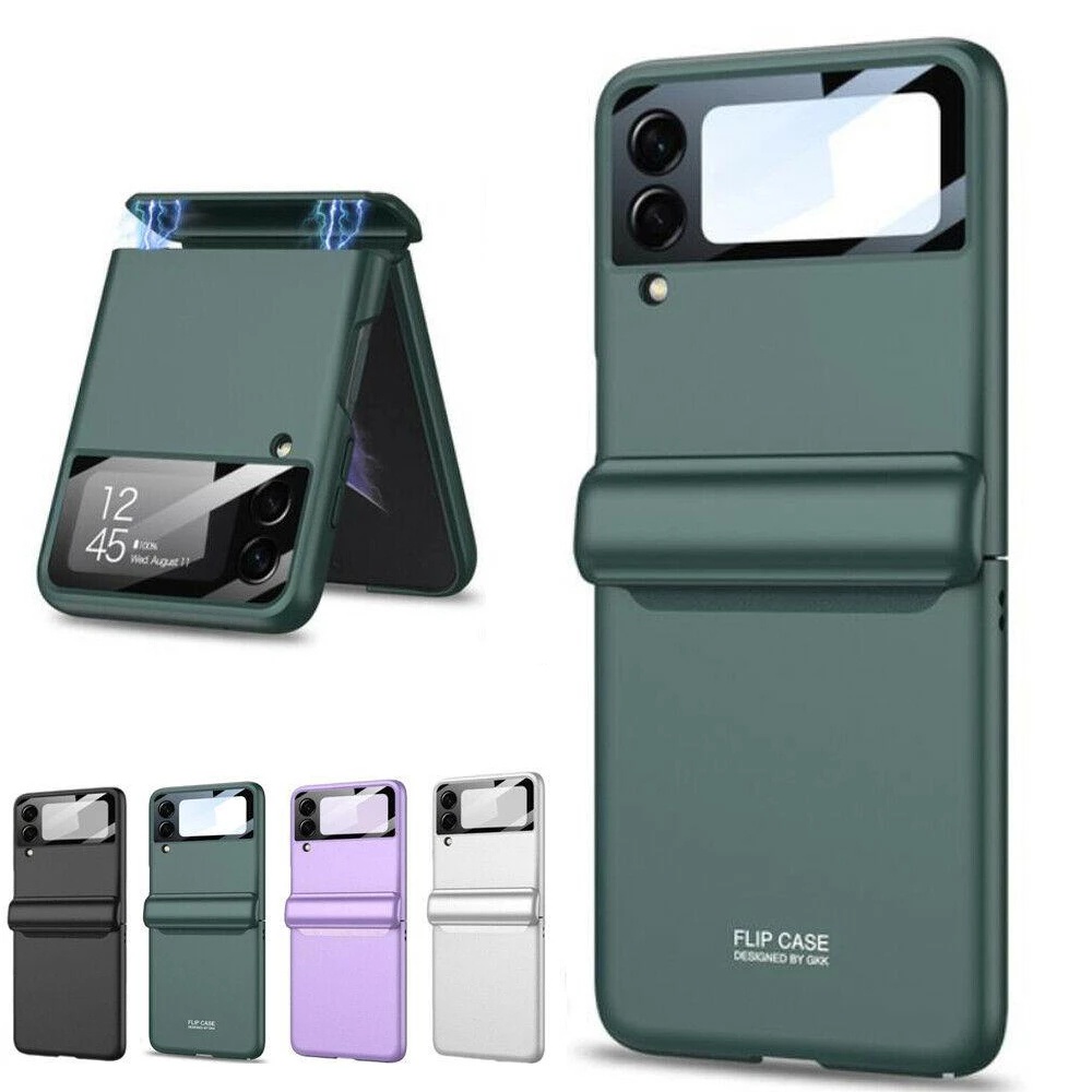 Ốp Điện Thoại Mặt Kính Siêu Mỏng Chống Sốc Mặt Nhám Từ Tính Cho Samsung Galaxy Z Flip 4
