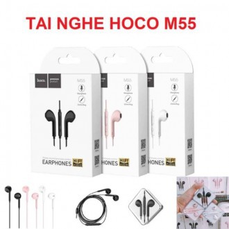 Tai nghe HOCO M55 kết nối jack 3.5mm nghe siêu thực - hàng chính hãng - Bảo hành 1 đổi 1
