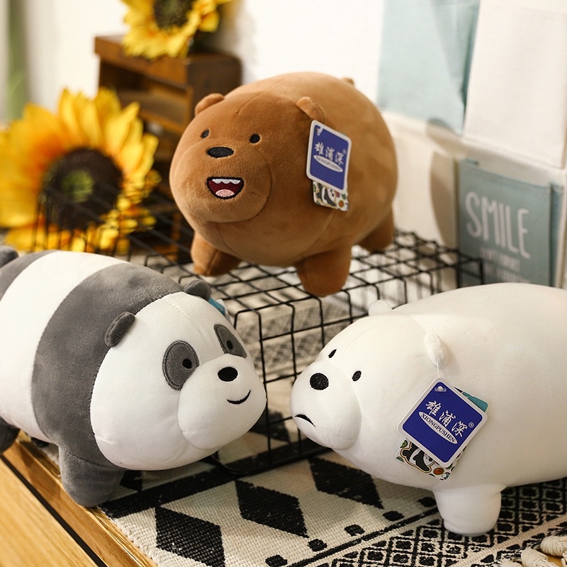 THÚ BÔNG ANH EM GẤU BEAR ĐỨNG CHẤT LIỆU MINISO