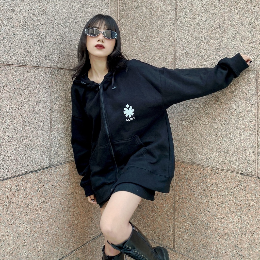 Áo Hoodie Zip MBC "Studio" - Đen | BigBuy360 - bigbuy360.vn