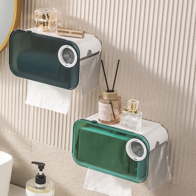 Giá Đỡ Cuộn Giấy Vệ Sinh Gắn Tường Tiện Lợi