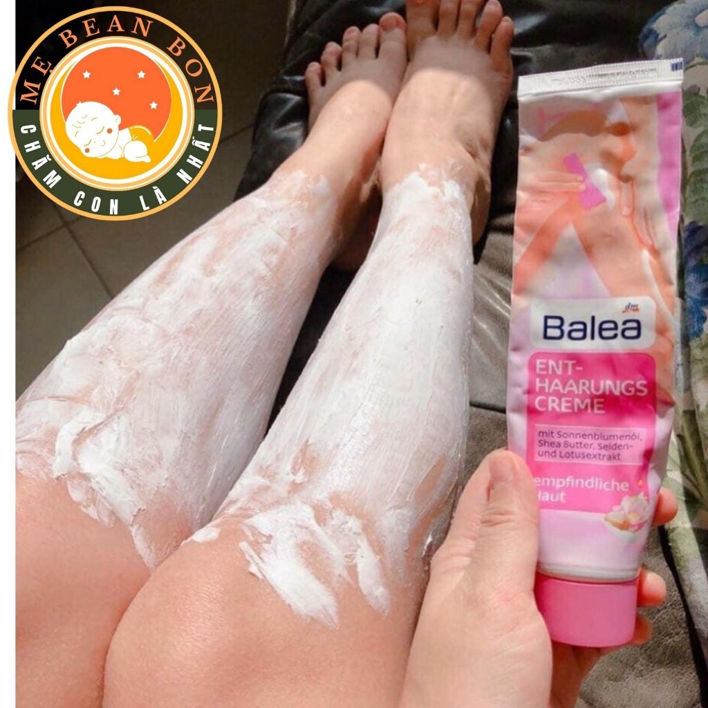 Kem tẩy lông Balea nội địa của Đức dành cho mọi loại da kể cả da nhạy cảm 125ml - mẹ bean bon