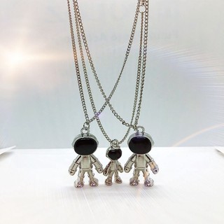  FASHIONTHU giảm 10K Vòng cổ đôi hình phi hành gia độc đáo phong cách Hàn Quốc