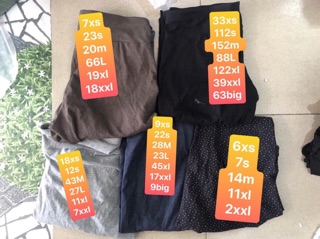 quần legging( thun ôm) size 60-100kg