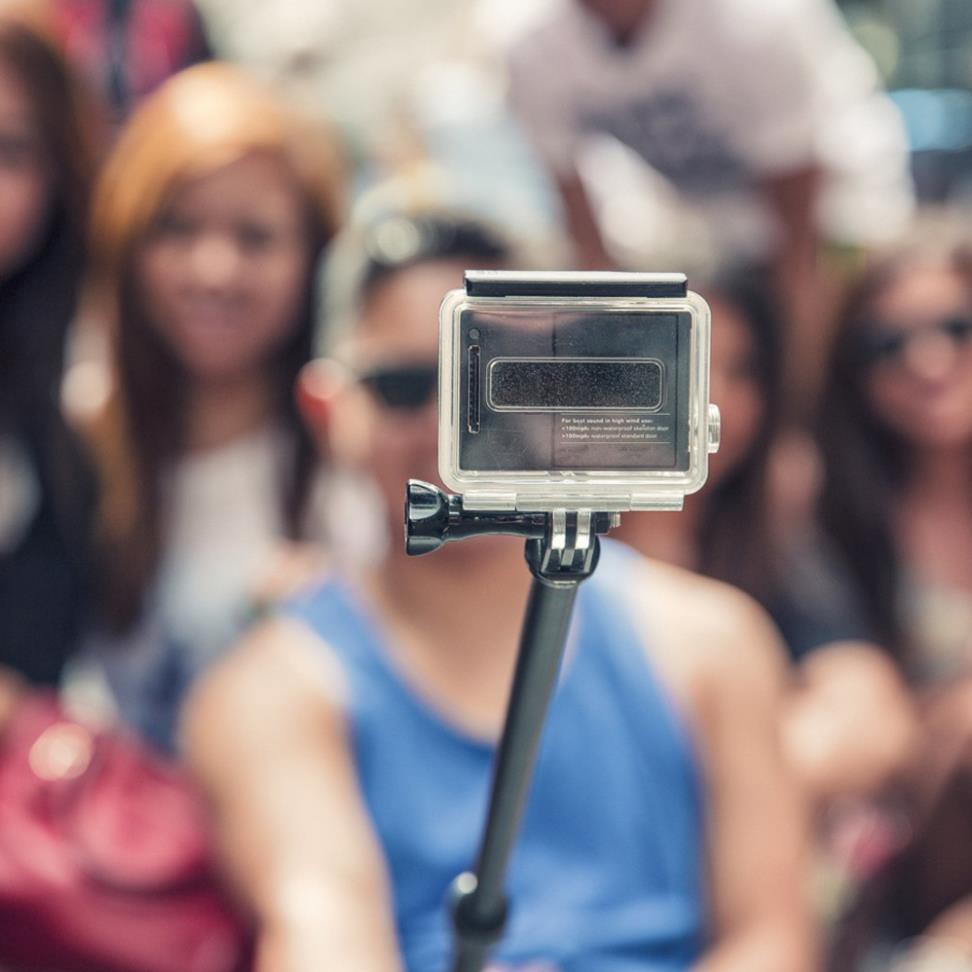 Gậy Selfie Cho Gopro Chiều Dài Tối Đa 90cm Và Khi Thu Gọn 25cm Chính Hãng Telesin