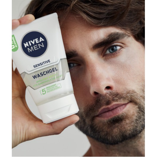 Nivea Men Sensitive Sữa rửa mặt, Kem dưỡng trắng da… cho da nhạy cảm - Nội địa Đức