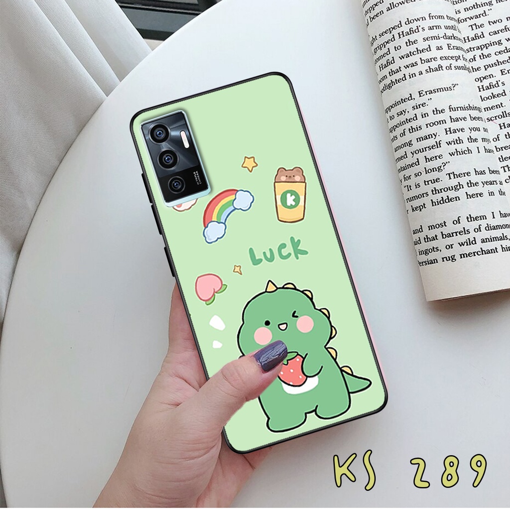 Ốp lưng Vivo V23 5G - Vivo V23e - Ốp in hình khủng long,dinosaur dễ thương