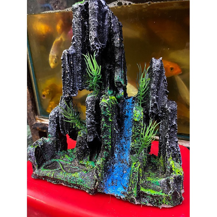 CẢNH NÚI TRANG TRÍ HỒ CÁ NON BỘ 19X8X24CM