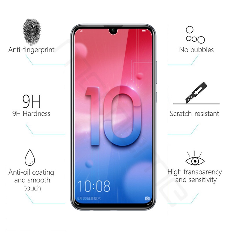 Kính Cường Lực 2.5D Thời Trang Bảo Vệ Cho Huawei Honor 10 9 Lite 8X 9X Pro Max 20 20i Lite Play 3