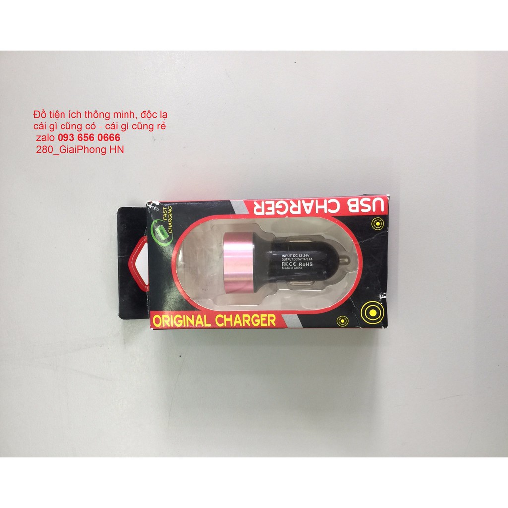 Đầu sạc điện thoại trên ô tô - Củ Sạc Điện Thoại Mini Trên Ô tô | BigBuy360 - bigbuy360.vn