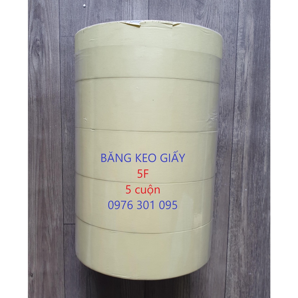 Băng Keo Xốp 2 Mặt - Vàng 2F5 / 5F