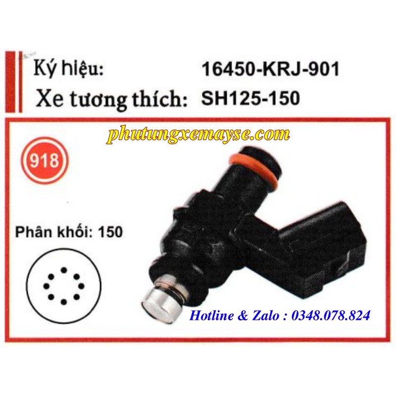 Kim phun xăng xe SH 125-150cc