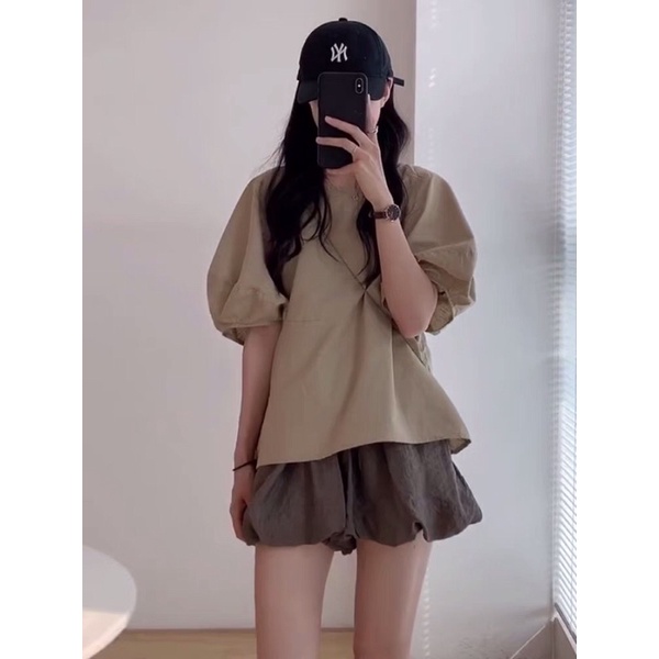 Áo Tay Bồng Ullzang Tiểu Thư