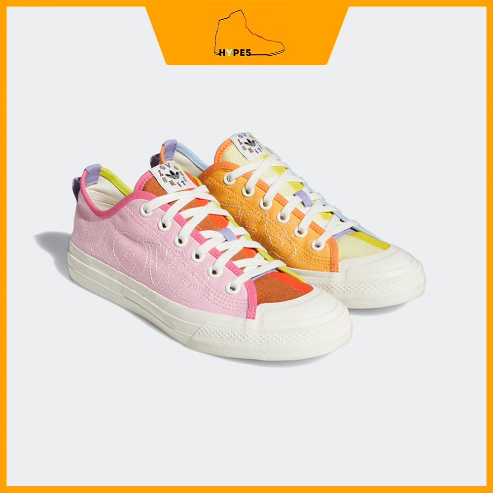 GIÀY Adidas ORIGINALS Nizza Pride Shoes Nam Màu cam Sneaker GW2419 - Hàng chuẩn - Full Box