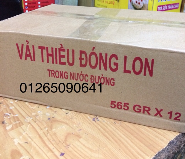 Vải Thiều nước đường 580ml