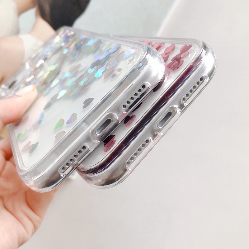 Ốp điện thoại silicon kim tuyến cát chảy cho Iphone 12 11 Pro Max Mini X XR XS Max 8 7 Plus + SE 2020