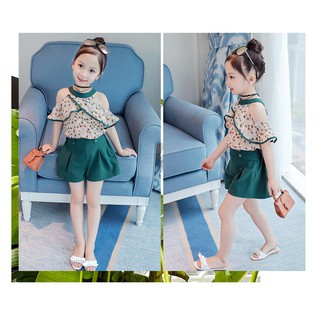 Set áo trễ vai cho bé ( ảnh thật ở cuối )
