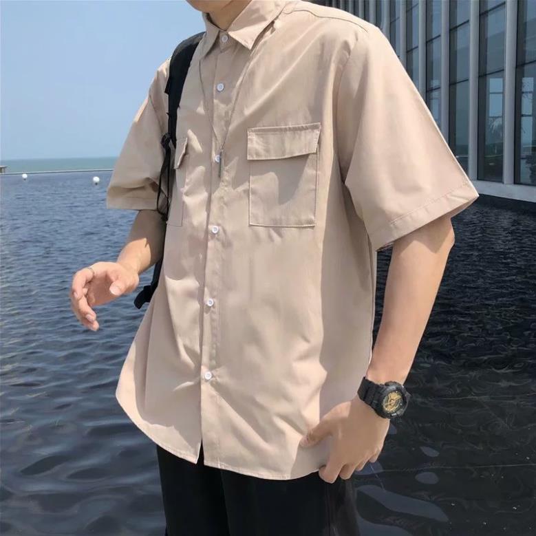Áo Khoác Thời Trang ,Áo Sơ Mi Cổ Đức 4 Màu Dễ Phối Đồ Chất Thô Thoáng Mát Cho Cả Nam Và Nữ Hot 2022
